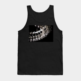 Abstract glass chandelier display Tank Top